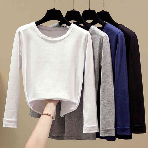women's sweaters autumn winter t-shirt solid women's cotton white t-shirts casual gray femme black shirt plus size xxl 3qao, White;black
women's sweaters autumn winter t-shirt solid women's cotton white t-shirts casual gray femme black shirt plus size xxl 3qao, White;black