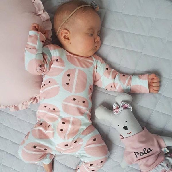 jumpsuits baby rompers macaroon print cotton boys onesie born autumn girls clothes infant clothing long sleeve jumpsuit, Blue
jumpsuits baby rompers macaroon print cotton boys onesie born autumn girls clothes infant clothing long sleeve jumpsuit, Blue