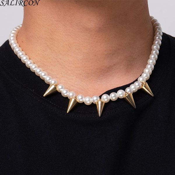 pendant necklaces punk geometric necklace for women men simulated pearls beads chain choker collares para mujer wedding charm jewelry, Silver
pendant necklaces punk geometric necklace for women men simulated pearls beads chain choker collares para mujer wedding charm jewelry, Silver