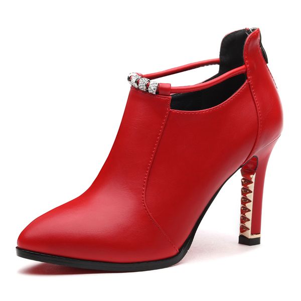 dress shoes spring female thin high heels red wedding genuine leather leisure women pumps comfortable handmade for woman j0063 yni, Black
dress shoes spring female thin high heels red wedding genuine leather leisure women pumps comfortable handmade for woman j0063 yni, Black
