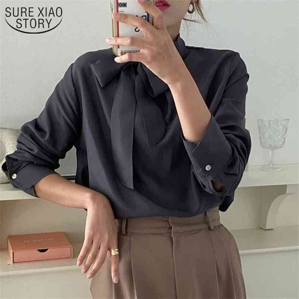 korea commute chic bow tie strap women's and blouse loose casual long sleeve shirts woman office lady style female 13341 210508, White
korea commute chic bow tie strap women's and blouse loose casual long sleeve shirts woman office lady style female 13341 210508, White