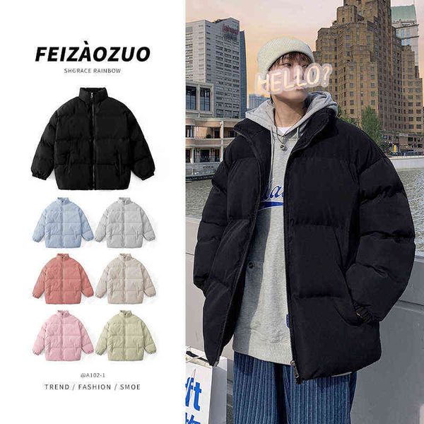 winter coat mens warm parkas streetwear cotton coats thick cotton clothes bread jacket casual short padded jacket stand-collar y1103, Black
winter coat mens warm parkas streetwear cotton coats thick cotton clothes bread jacket casual short padded jacket stand-collar y1103, Black