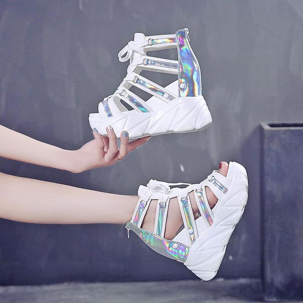 women sandals 2021 summer ladies pu platform 10cm wedges thick bottom casual sneakers comfortable white, Black
women sandals 2021 summer ladies pu platform 10cm wedges thick bottom casual sneakers comfortable white, Black