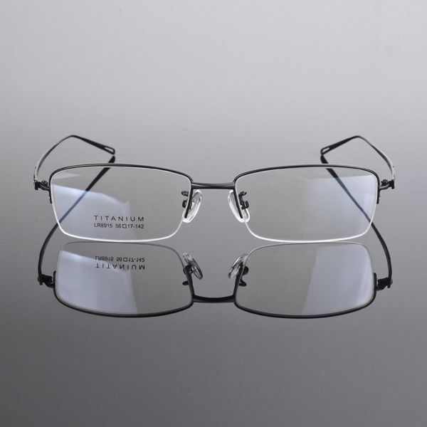 fashion sunglasses frames pure titanium glasses frame ultra light myopia men's half, Black
fashion sunglasses frames pure titanium glasses frame ultra light myopia men's half, Black