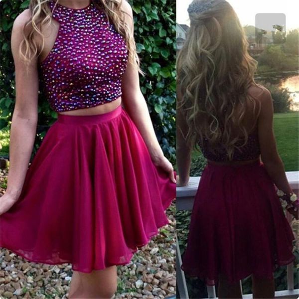 party dresses colorful prom dress 2021 amazing two pieces gown halter beaded vestido de festa women homecoming cocktail, White;black
party dresses colorful prom dress 2021 amazing two pieces gown halter beaded vestido de festa women homecoming cocktail, White;black