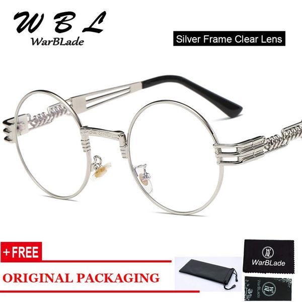 fashion sunglasses frames warblade gothic steampunk women men metal round shades male clear sun glasses for hip, Black
fashion sunglasses frames warblade gothic steampunk women men metal round shades male clear sun glasses for hip, Black