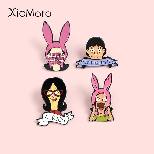 pins, brooches animation enamel pins family burger shop badges clothes bag cartoon jewelry gift for friends, Gray
pins, brooches animation enamel pins family burger shop badges clothes bag cartoon jewelry gift for friends, Gray