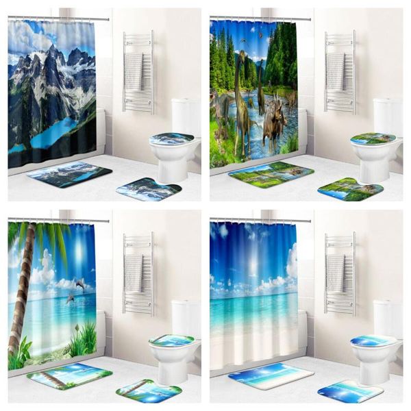 printing beach landscape waterproof fabric bathroom accessories shower curtain 4 pieces anti slip carpet bath pad accessory set
printing beach landscape waterproof fabric bathroom accessories shower curtain 4 pieces anti slip carpet bath pad accessory set