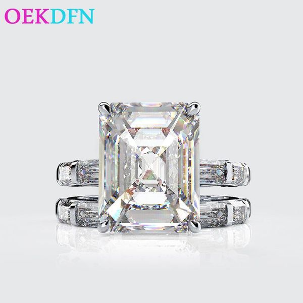 8*10mm + zircon 925 sterling silver ring for women white ruby emerald sapphire cirton gemstone wedding jewelry rings cluster, Golden;silver
8*10mm + zircon 925 sterling silver ring for women white ruby emerald sapphire cirton gemstone wedding jewelry rings cluster, Golden;silver