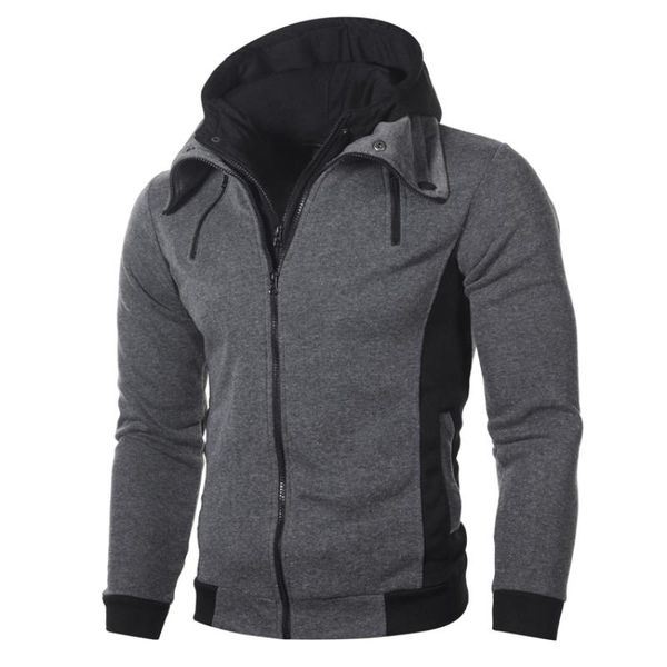 men's hoodies & sweatshirts spring hoodie jacket hooded coats casual double zipper male tracksuit fashion mens clothing outerwear, Black
men's hoodies & sweatshirts spring hoodie jacket hooded coats casual double zipper male tracksuit fashion mens clothing outerwear, Black