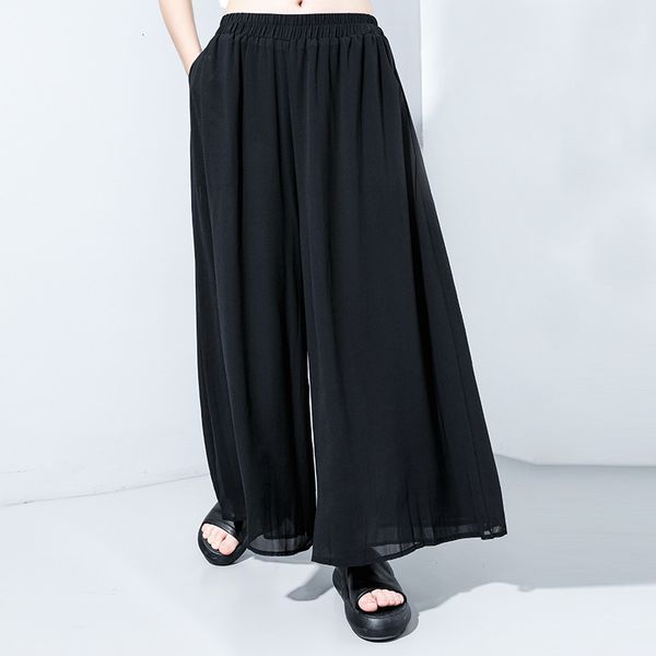 pants trousers 2021 summer elastic waist personalized solid color wide leg fashion brand large casual 9268, Black;white
pants trousers 2021 summer elastic waist personalized solid color wide leg fashion brand large casual 9268, Black;white