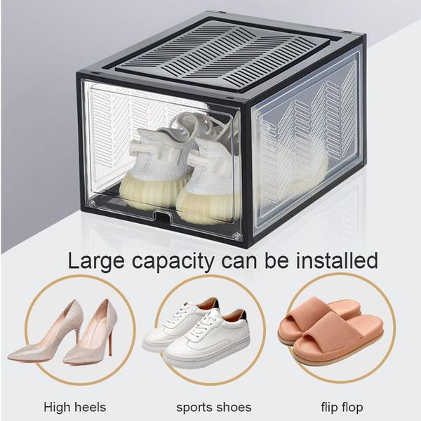 big size shoe box storage organizers stackable clear rack drawer hfing clothing & wardrobe
big size shoe box storage organizers stackable clear rack drawer hfing clothing & wardrobe