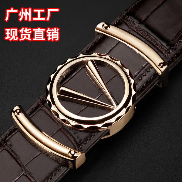 men's leather letter smooth buckle casual business fashion versatile trouser belt, Black;brown
men's leather letter smooth buckle casual business fashion versatile trouser belt, Black;brown