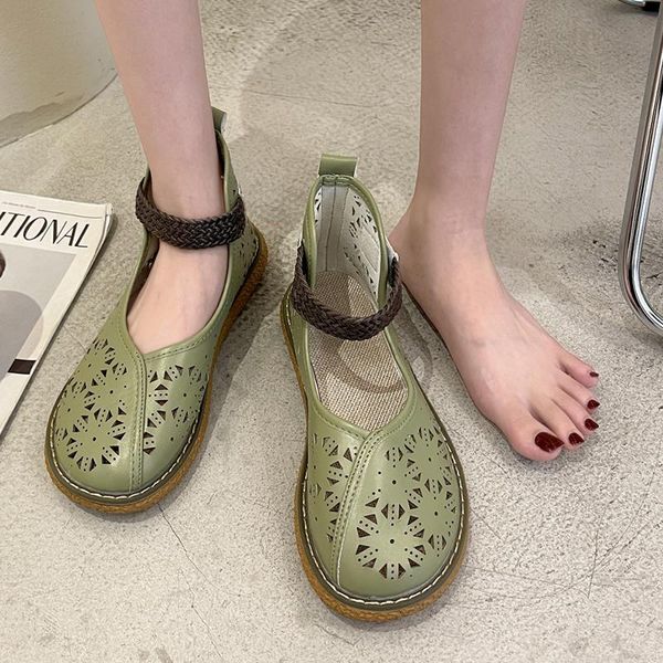 sandals breathable hollow out flat women summer round toe low heel ankle boots woman vintage slip on rome female, Black
sandals breathable hollow out flat women summer round toe low heel ankle boots woman vintage slip on rome female, Black