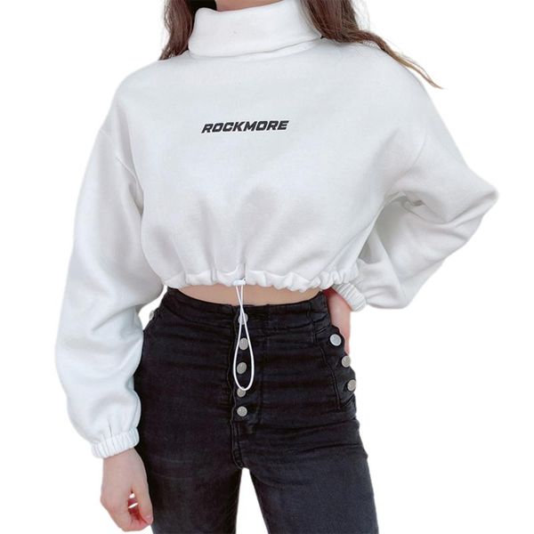 autumn winter high neck letter crop hoodies for women sweatshirts long sleeve printed drawstring hem women's &, Black
autumn winter high neck letter crop hoodies for women sweatshirts long sleeve printed drawstring hem women's &, Black
