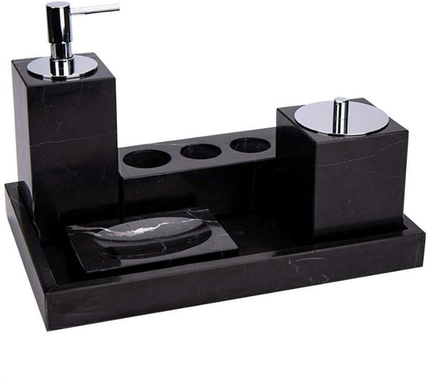 kitchen storage & organization natural real marble bathroom accessories set 5 piece(toothbrush holder, tray,liquid soap dispenser)
kitchen storage & organization natural real marble bathroom accessories set 5 piece(toothbrush holder, tray,liquid soap dispenser)