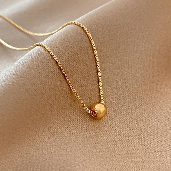 chains fashionable simple golden metal necklace fashion temperament clavicle chain all-match pendant, Silver
chains fashionable simple golden metal necklace fashion temperament clavicle chain all-match pendant, Silver