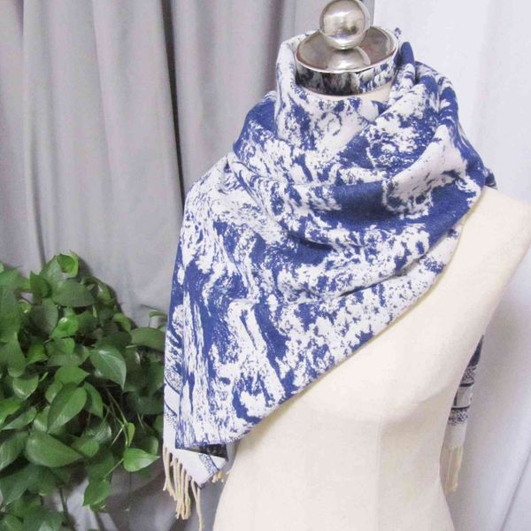 family's new cashmere like landscape painting animal lady's double sided warm scarf 4zzs, Blue;gray
family's new cashmere like landscape painting animal lady's double sided warm scarf 4zzs, Blue;gray