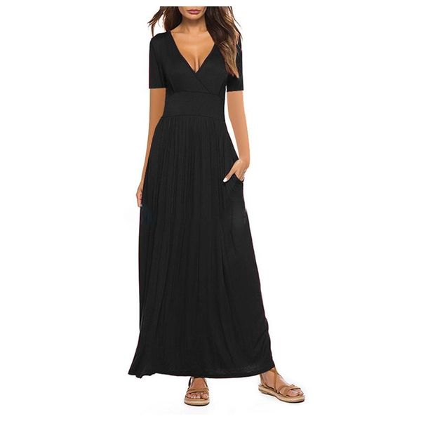 maternity dresses dress women casual solid v-neck short sleeve long maxi with pockets vestidos mujer verano 2021 robe femme, White
maternity dresses dress women casual solid v-neck short sleeve long maxi with pockets vestidos mujer verano 2021 robe femme, White