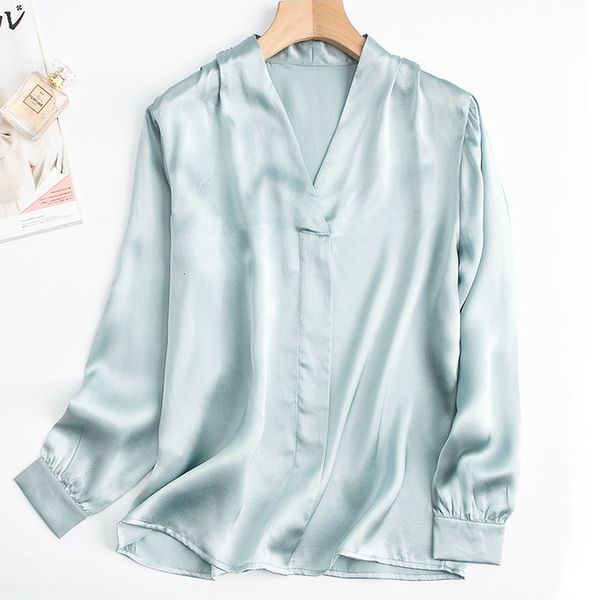 blouses women's 100% mulberry 16mm satin silk light v-neck shirt blouse office work champange l xl jn558, White
blouses women's 100% mulberry 16mm satin silk light v-neck shirt blouse office work champange l xl jn558, White