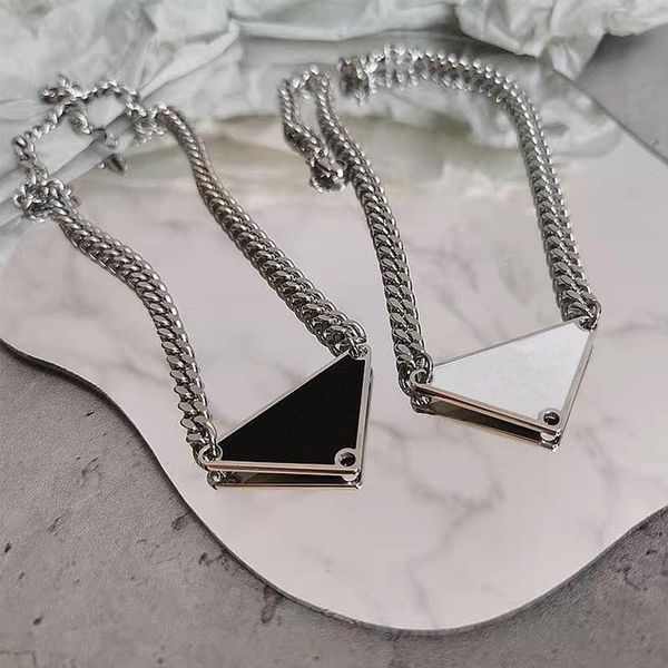 pendant necklaces inverted p triangle necklace metal label street with collarbone chain hip-hop temperament choker, Silver
pendant necklaces inverted p triangle necklace metal label street with collarbone chain hip-hop temperament choker, Silver