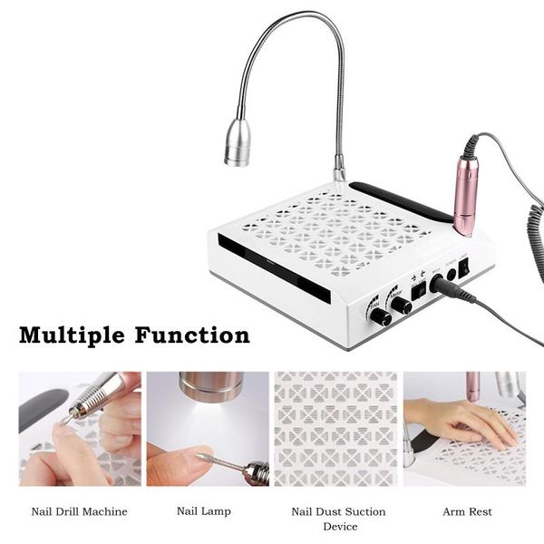 nail drill & accessories 4 in 1 dust collector for acrylic nails with light electric machine 80w suction polish
nail drill & accessories 4 in 1 dust collector for acrylic nails with light electric machine 80w suction polish