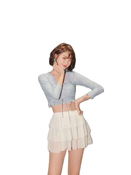 one-piece suits swimwear bathing suit women's three-piece set small bust belly covering slimming split type long sleeve bubble spring t
one-piece suits swimwear bathing suit women's three-piece set small bust belly covering slimming split type long sleeve bubble spring t