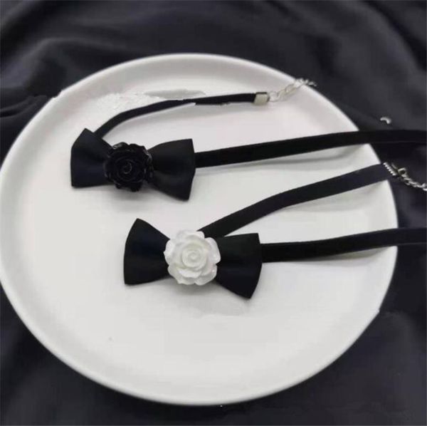chokers gothic black white rose flower women bow choker daily necklace jewerly d933, Golden;silver
chokers gothic black white rose flower women bow choker daily necklace jewerly d933, Golden;silver