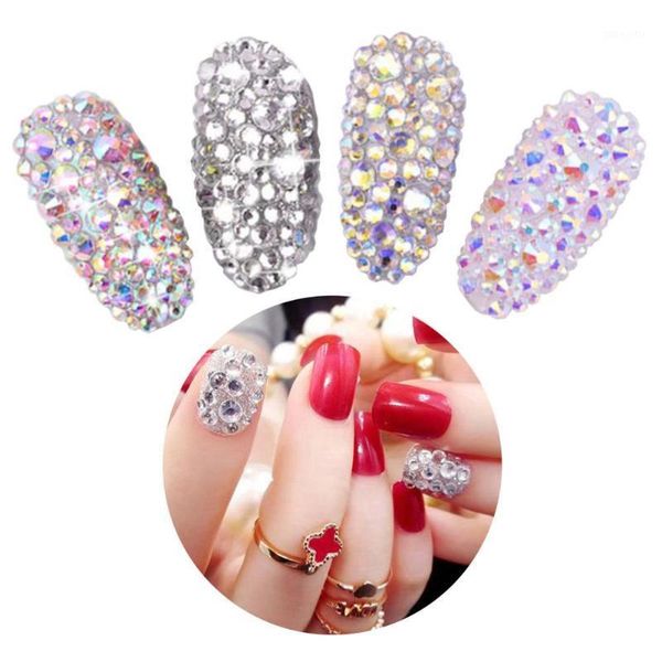 1440pcs 12-grid rhinestone colorful glitter sticker nail sequin diy decals decor shiny  easy to apply sequins1, Silver;gold
1440pcs 12-grid rhinestone colorful glitter sticker nail sequin diy decals decor shiny  easy to apply sequins1, Silver;gold