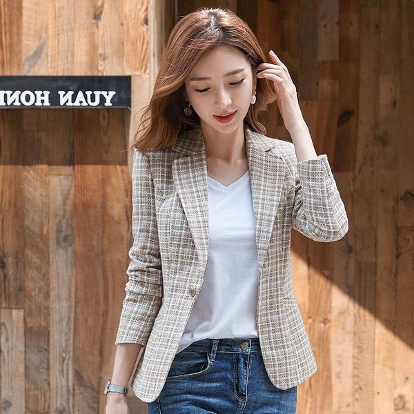 fashion autumn women plaid blazers and jacket work office lady suit slim business female blazer temperament casual coat p03 women's sui, White;black
fashion autumn women plaid blazers and jacket work office lady suit slim business female blazer temperament casual coat p03 women's sui, White;black