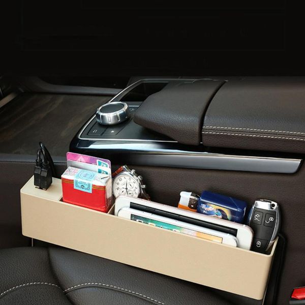 car organizer 1 pcs multi - function double usb charger left/right seat crevice storage box cup holder auto gap accessories
car organizer 1 pcs multi - function double usb charger left/right seat crevice storage box cup holder auto gap accessories
