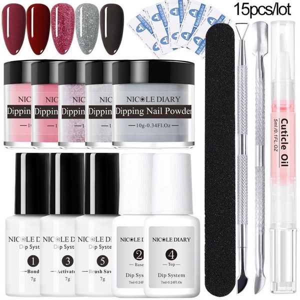 diary 15pcs laser silver dip nail powder set red gray nude dipping polish chrome dust art glitter kit decoration1, Silver;gold
diary 15pcs laser silver dip nail powder set red gray nude dipping polish chrome dust art glitter kit decoration1, Silver;gold
