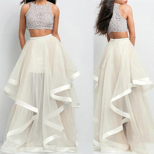 two piece dress women sets fashion o-neck sequins blouse gauze skirt party evening leisure comfortable motion elasticity, White
two piece dress women sets fashion o-neck sequins blouse gauze skirt party evening leisure comfortable motion elasticity, White