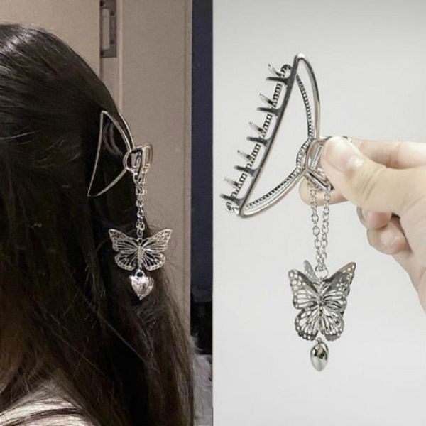 hair accessories butterfly pendant hairpin 2021 girls simple back head grab clip heart tassel metal women
hair accessories butterfly pendant hairpin 2021 girls simple back head grab clip heart tassel metal women