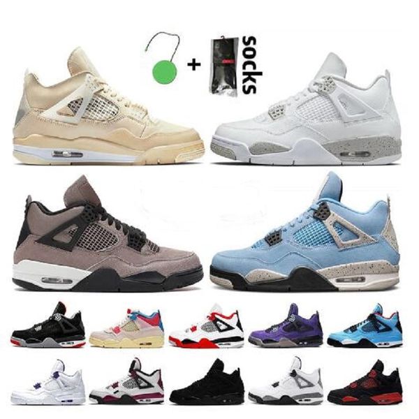 men basketball shoes 4 red flint hyper royal 1s university blue 4s white oreo cement black cat women sport sneaker trainer outddor