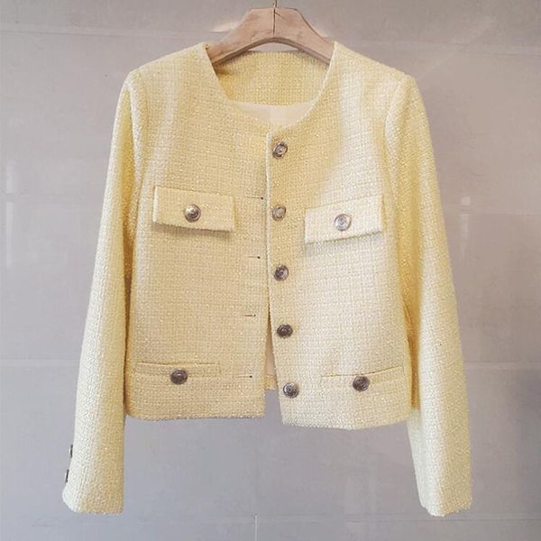 two piece dress women's sequin tweed jacket, fashion designer coat, knitted pocket, long sleeve, button, wool, short, outdoor, White
two piece dress women's sequin tweed jacket, fashion designer coat, knitted pocket, long sleeve, button, wool, short, outdoor, White