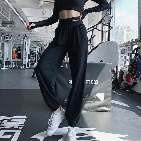 running pants asymmetric bifurcation loose high waist slimming sports trousers women quick-drying close-up yoga track, Black;blue
running pants asymmetric bifurcation loose high waist slimming sports trousers women quick-drying close-up yoga track, Black;blue