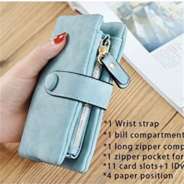 wallets 2021 ladies rfid retro leather large-capacity clutch bag casual fashion simple luxury short mini purse, Red;black
wallets 2021 ladies rfid retro leather large-capacity clutch bag casual fashion simple luxury short mini purse, Red;black
