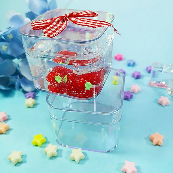 New 1PC Slime Box Plastic Transparent Square Slime Container Storage Box With Lids For Fluffy Clear Mud Toy
New 1PC Slime Box Plastic Transparent Square Slime Container Storage Box With Lids For Fluffy Clear Mud Toy