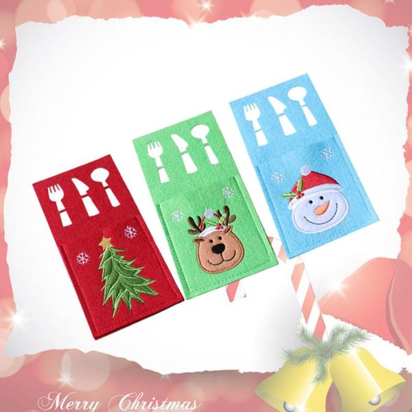 party decoration 3pcs tableware cover portable cartoon fork cutlery set holder silverware pocket for christmas holidays xmas part
party decoration 3pcs tableware cover portable cartoon fork cutlery set holder silverware pocket for christmas holidays xmas part