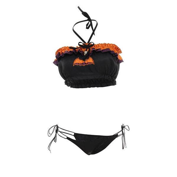 bras sets halloween exotic no steel ring suit pumpkin open chest pajamas cat outfit tube accessories, Red;black
bras sets halloween exotic no steel ring suit pumpkin open chest pajamas cat outfit tube accessories, Red;black