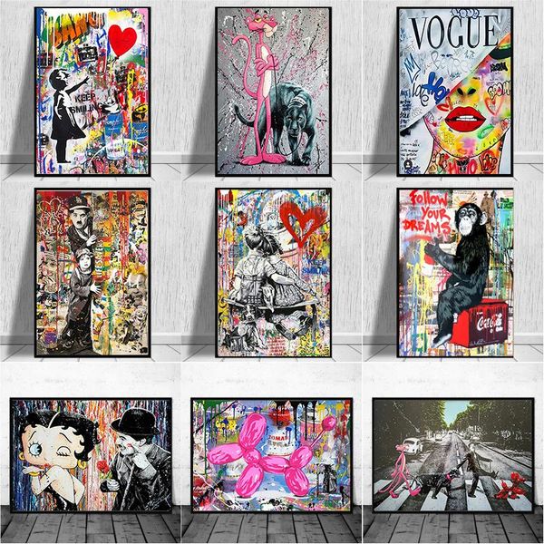 paintings large size banksy art canvas painting poster and print funny monkey graffiti street wall picture for modern home room decor
paintings large size banksy art canvas painting poster and print funny monkey graffiti street wall picture for modern home room decor