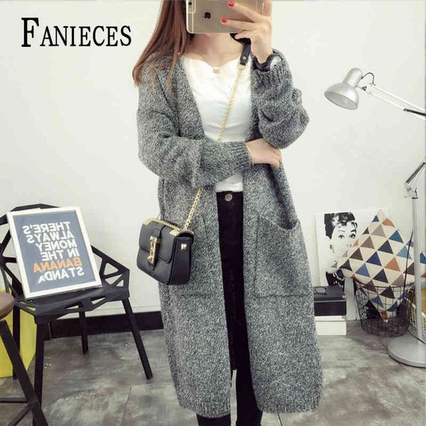 autumn winter knitted midi long cardigan woman soft sweater pocket coat mujer suteres 210520, White
autumn winter knitted midi long cardigan woman soft sweater pocket coat mujer suteres 210520, White