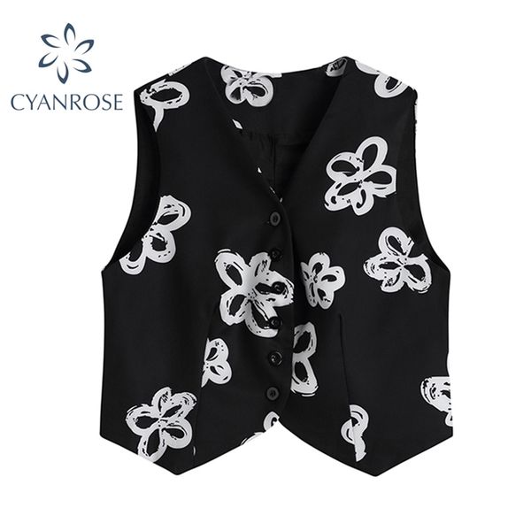 fashion cardigan waistcoat and vest women's streetwear trendy vintage sleeveless coat female loose casual floral print 210430, Black;white
fashion cardigan waistcoat and vest women's streetwear trendy vintage sleeveless coat female loose casual floral print 210430, Black;white