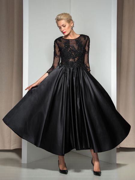black evening dress appliques beading scoop neck zipper-up women prom gown custom formal a line evening dresses, White
black evening dress appliques beading scoop neck zipper-up women prom gown custom formal a line evening dresses, White