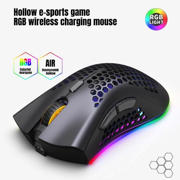 mice greatlizard rgb flow light effect rechargeable mute wireless mouse hole hollow power competition for pc laptop
mice greatlizard rgb flow light effect rechargeable mute wireless mouse hole hollow power competition for pc laptop