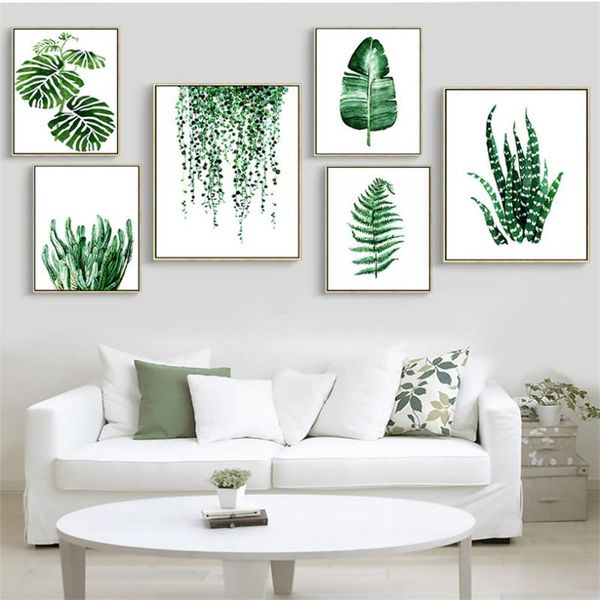 nordic style modern decorative pictures green plants canvas painting tropical plant wall art printed poster for living room paintings
nordic style modern decorative pictures green plants canvas painting tropical plant wall art printed poster for living room paintings