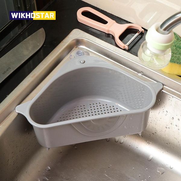 kitchen storage & organization wikhostar triangular sink drain rack sponge holder multifunctional household organizer basket
kitchen storage & organization wikhostar triangular sink drain rack sponge holder multifunctional household organizer basket