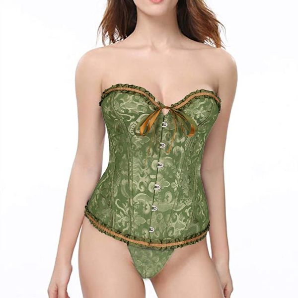 women's shapers steampunk steel boned lace up back body bustier overbust corset women waist cincher corsets black plus size, Black;white
women's shapers steampunk steel boned lace up back body bustier overbust corset women waist cincher corsets black plus size, Black;white