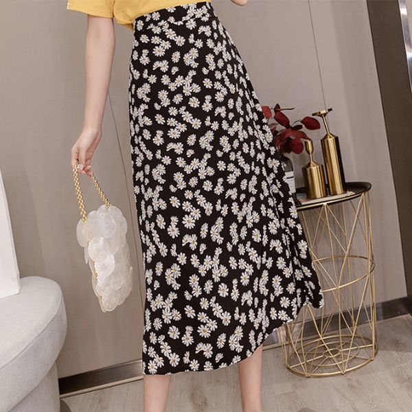 skirts summer floral printed chiffon women's skirt korean high waist a-line long female spring fashion casual lady bottoms ebeu, Black
skirts summer floral printed chiffon women's skirt korean high waist a-line long female spring fashion casual lady bottoms ebeu, Black